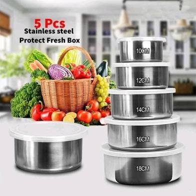 Stainless Steel Food Container 5 in 1 Set