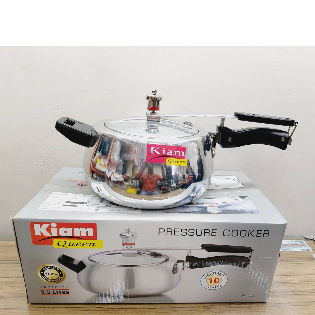 Kiam Premium Oval Pressure Cooker 3.5 Litter. Queen Oval Design