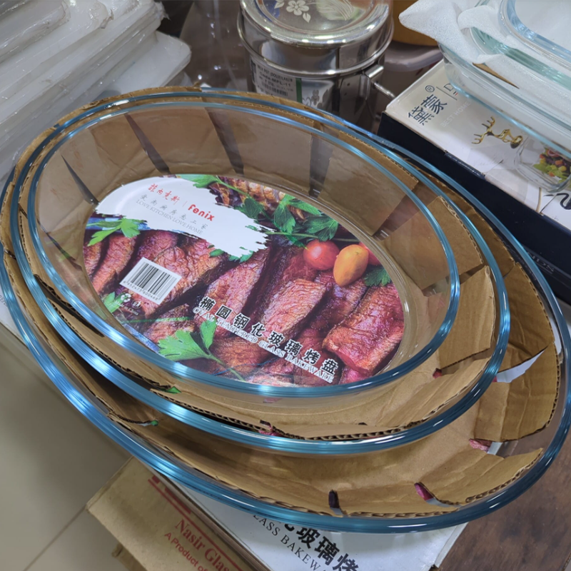 Oven Proof Glass Serving Dish - 3 Pcs Set