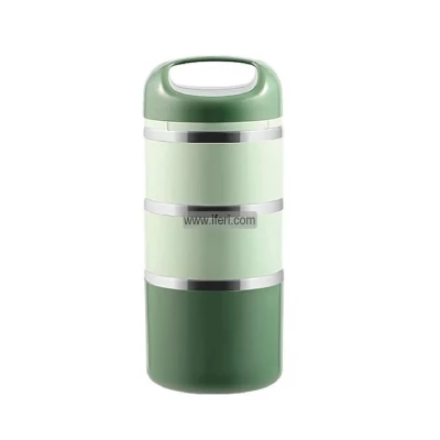 TEDEMEI 3 Layers Thermal Lunch Box