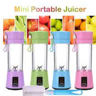 Portable and Rechargeable USB Electric Smart Home Fruit Juicer Vegetable Juice Maker Blender With Charging Cable