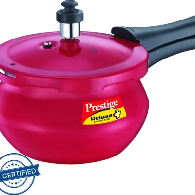 Prestige Pressure Cooker Red Color with Induction bottom 5 Liter (10796)